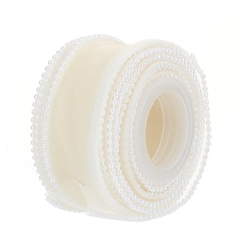 Angoily 1Rolle Perlen Band Eiergeel Yards Dekoratives DIY Band für und Blumensträuße für Hochzeiten und Feste Vielseitige Bastelmaterialien von Angoily