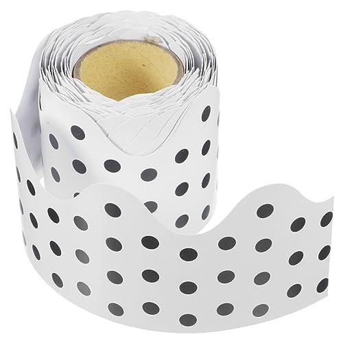 Angoily 1Rolle Randpapier für Pinnwände Selbstklebende Dekorationsaufkleber für Klassenzimmer Tafelränder und Kreative Bastelprojekte Langlebig und Einfach Anzubringen Elegantem Design Angoily 1Rolle Randpapier für Pinnwände Selbstklebende Dekorationsaufkleber für Klassenzimmer Tafelränder und Kreative Bastelprojekte Langlebig und Einfach Anzubringen Elegantem Design von Angoily