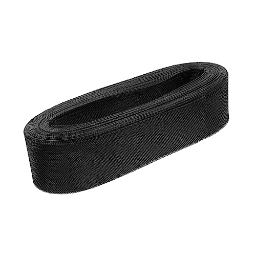 Angoily 1Rolle Schwarzes Elastisches Netzband Für Hochzeitskleider DIY Handwerk Vielseitige Dekoration Für Festlichkeiten Und Anlässe Yards von Angoily
