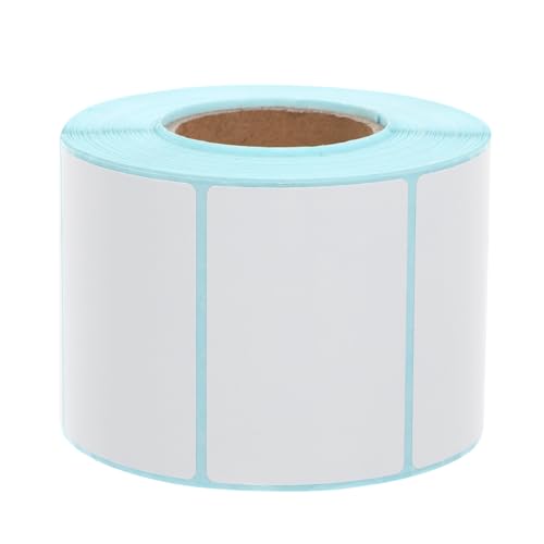 Angoily 1Rolle Wasserdichter Thermoetiketten für Etikettendrucker für Aktenordner Lebensmittelgläser und und Einfach zu Verwenden von Angoily