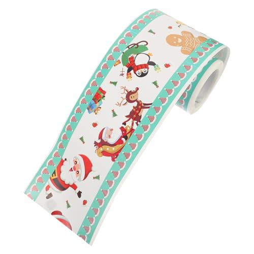 Angoily 1Rolle Weihnachtlicher Wandaufkleber Für Klassenzimmer Dekorative Randverkleidung Strapazierfähige Grenzaufkleber Für Bulletin Boards Festliches Design Für Weihnachtszeit Angoily 1Rolle Weihnachtlicher Wandaufkleber Für Klassenzimmer Dekorative Randverkleidung Strapazierfähige Grenzaufkleber Für Bulletin Boards Festliches Design Für Weihnachtszeit von Angoily
