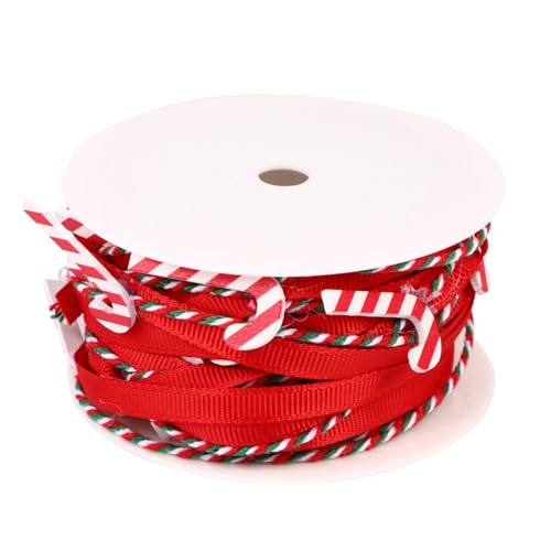 Angoily 1Rolle Weihnachts DIY Band Festliches Geschenkband für Dekorationen für Geschenkverpackungen und DIY Projekte Hochwertige Faltenbeständigkeit Einzigartiger Angoily 1Rolle Weihnachts DIY Band Festliches Geschenkband für Dekorationen für Geschenkverpackungen und DIY Projekte Hochwertige Faltenbeständigkeit Einzigartiger von Angoily