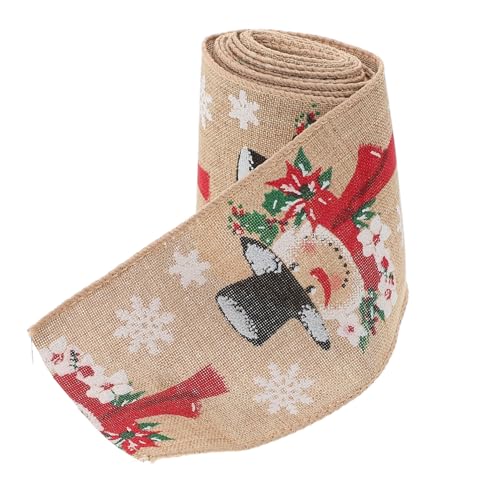 Angoily 1Rolle Weihnachtsdekorationsband Stoff Snowman Design Vielseitig für Partys und Festliche Anlässe Langlebig und Einfach Zuzuschneiden für Kreative Bastelprojekte Angoily 1Rolle Weihnachtsdekorationsband Stoff Snowman Design Vielseitig für Partys und Festliche Anlässe Langlebig und Einfach Zuzuschneiden für Kreative Bastelprojekte von Angoily