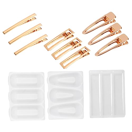 Angoily 1Satz DIY Haarklammer Silikonform Epoxidharz Schmuck Gießform Haarspangen für Bastelprojekte Verschiedenen Formen und Haarklammern Angoily 1Satz DIY Haarklammer Silikonform Epoxidharz Schmuck Gießform Haarspangen für Bastelprojekte Verschiedenen Formen und Haarklammern von Angoily
