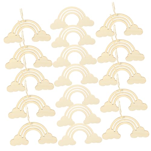 Angoily 1Satz DIY Holz Regenbogenscheiben Unvollendete Holzornamente für Handwerksprojekte für Partydekoration und Kinderaktivitäten Hochwertigem Glattem Angoily 1Satz DIY Holz Regenbogenscheiben Unvollendete Holzornamente für Handwerksprojekte für Partydekoration und Kinderaktivitäten Hochwertigem Glattem von Angoily
