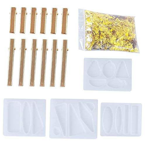 Angoily 1Satz DIY Silikon Formen Set für Haarspangen Teiliges Set für Handgefertigte Haarnadeln Umweltfreundliches Material und Langlebig für Bastelprojekte Angoily 1Satz DIY Silikon Formen Set für Haarspangen Teiliges Set für Handgefertigte Haarnadeln Umweltfreundliches Material und Langlebig für Bastelprojekte von Angoily
