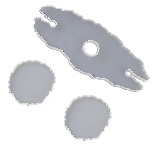 Angoily 1Satz DIY Silikonform für Glasuntersetzer und Weinglashalter Unregelmäßige Gießform für Kunstharzprojekte Langlebig und Wiederverwendbar Zuhause Angoily 1Satz DIY Silikonform für Glasuntersetzer und Weinglashalter Unregelmäßige Gießform für Kunstharzprojekte Langlebig und Wiederverwendbar Zuhause von Angoily