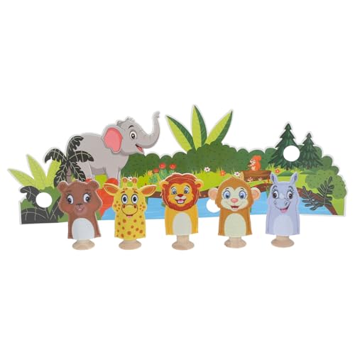 Angoily 1Satz Fingerpuppen Filz für Teiliges Mini Tierpuppen mit Waldhintergrund für Junge Mädchen Spiele und Geschichten Fördert Hand Auge Koordination Angoily 1Satz Fingerpuppen Filz für Teiliges Mini Tierpuppen mit Waldhintergrund für Junge Mädchen Spiele und Geschichten Fördert Hand Auge Koordination von Angoily