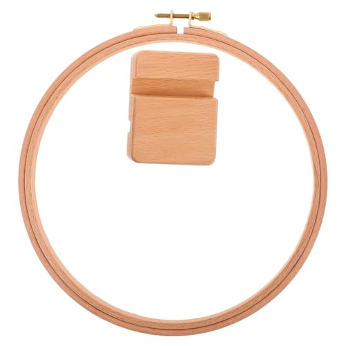 Angoily 1Satz Holzsockel mit Verstellbarem Stickrahmen für Handstickerei DIY Handwerkszubehör Ergonomisch für Nähprojekte Aller Notwendigen Zubehörteile für Müheloses Sticken Angoily 1Satz Holzsockel mit Verstellbarem Stickrahmen für Handstickerei DIY Handwerkszubehör Ergonomisch für Nähprojekte Aller Notwendigen Zubehörteile für Müheloses Sticken von Angoily