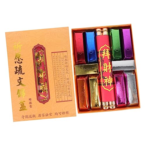 Angoily 1Satz Traditional Chinese Ancestor Money Of Ancestor Offering Paper For Rituals Feng Shui Decor And Blessings For Ceremonial Use von Angoily