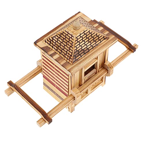 Angoily 1Stück Kleine Retro Holzfigur Offizielle Limousine Dekoration Handgefertigt Strapazierfähigem Holz für Desktop für Familie von Angoily