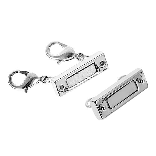 Angoily 1Stück Layered Schmuck Spacer Verschluss Für Halsketten Magnetische Schmuckverbindung DIY Schmuckzubehör Für Armbänder Und Halsketten Silberner Magnetverschluss Mit Glatter Angoily 1Stück Layered Schmuck Spacer Verschluss Für Halsketten Magnetische Schmuckverbindung DIY Schmuckzubehör Für Armbänder Und Halsketten Silberner Magnetverschluss Mit Glatter von Angoily