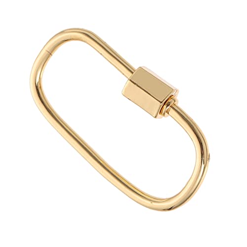 Angoily 1Stück Ovalförmige Schraubenschnalle für Schmuck Karabiner Verschluss für DIY und Armbänder Langlebiges Schmuckzubehör Hochwertigem Material Angoily 1Stück Ovalförmige Schraubenschnalle für Schmuck Karabiner Verschluss für DIY und Armbänder Langlebiges Schmuckzubehör Hochwertigem Material von Angoily