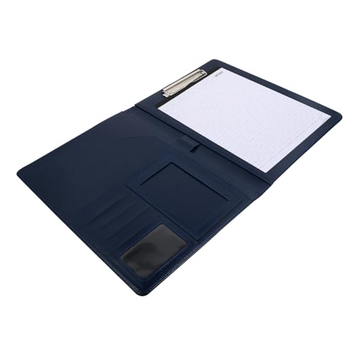 Angoily 1Stück PU Portfolio Ordner Multifunktionaler Dokumenten Organizer für Büro Schule und Reisen Strapazierfähig Leicht und für Karten und Wichtige von Angoily