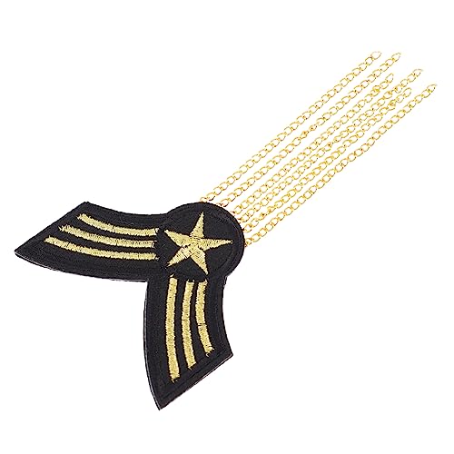 Angoily 1Stück Quaste Epaulet Schulterbrett für Herren Mode Schulterklappen mit Pin Stilvolle Quastendekoration für Robust und Langlebig von Angoily