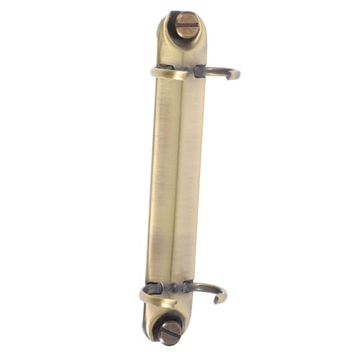 Angoily 2 Binderringschnallen Buchbinderinge Bürobuchringe Kammbinderücken Loseblattklammern Notizbuch Binderclip Metallbindung Bindeorganizer Buchbindering Zinklegierung Golden von Angoily
