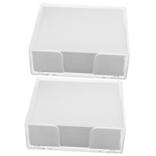 Angoily 2 Boxen Praktische Notizzettel in Box Multifunktionale Weiße Memo Papiere Glatte Oberfläche für Büro Schule Planung und Nachrichten Angoily 2 Boxen Praktische Notizzettel in Box Multifunktionale Weiße Memo Papiere Glatte Oberfläche für Büro Schule Planung und Nachrichten von Angoily