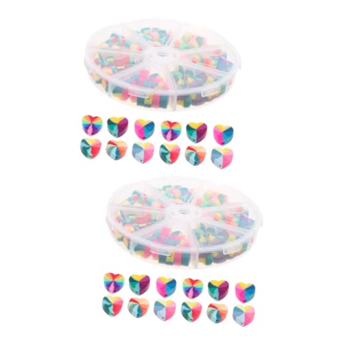 Angoily 2 Boxen Regenbogen Liebesperlen Polymer -Tonperlen groß Perlen für Schmuckhersteller Schlüssel Herz Charme bastelt Herzperlen Herzförmige Perlen zur Schmuckherstellung Polymer-Ton Angoily 2 Boxen Regenbogen Liebesperlen Polymer -Tonperlen groß Perlen für Schmuckhersteller Schlüssel Herz Charme bastelt Herzperlen Herzförmige Perlen zur Schmuckherstellung Polymer-Ton von Angoily