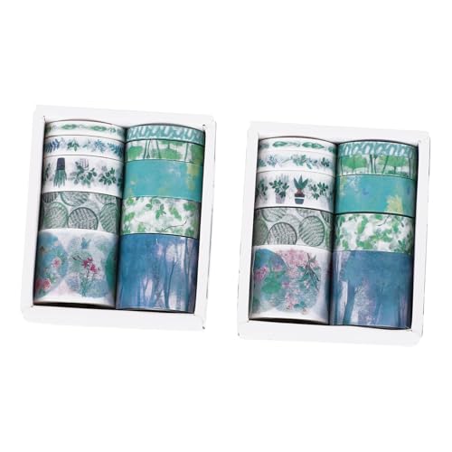Angoily 2 Boxen Washi Tape Dekoratives Klebeband für DIY Scrapbooking und Handwerksprojekte Hochwertiges Leicht Ablösbares für Journals und von Angoily