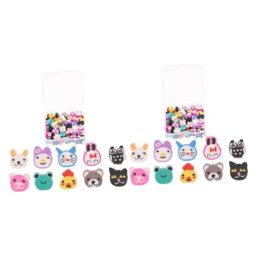 Angoily 2 Boxen Weicher Keramik -Perlenschmuck Polymer für Miniatur Reiz Party Herstellung Schmuckperlen aus tierische Abstandsperlen lose Abstandsperlen Abstandshalter lose Perlen Angoily 2 Boxen Weicher Keramik -Perlenschmuck Polymer für Miniatur Reiz Party Herstellung Schmuckperlen aus tierische Abstandsperlen lose Abstandsperlen Abstandshalter lose Perlen von Angoily