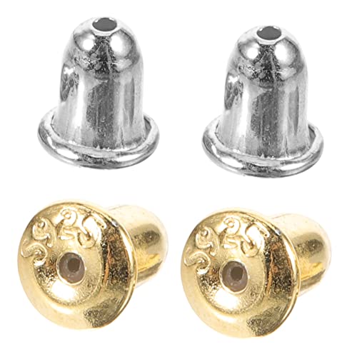 Angoily 2 Paare Earring Stoppers Silber Ohrring Verschlüsse Dekorative Ohrstopper für Damen Hypoallergen und Einfach zu Verwenden für DIY Schmuckherstellung Angoily 2 Paare Earring Stoppers Silber Ohrring Verschlüsse Dekorative Ohrstopper für Damen Hypoallergen und Einfach zu Verwenden für DIY Schmuckherstellung von Angoily