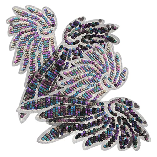 Angoily 2 Paare Glitzernde Engel Flügel Applikationen Kreative Pailletten Patches für Kleidung Diy Accessoires und Kostüme für Designs und Handarbeiten Angoily 2 Paare Glitzernde Engel Flügel Applikationen Kreative Pailletten Patches für Kleidung Diy Accessoires und Kostüme für Designs und Handarbeiten von Angoily
