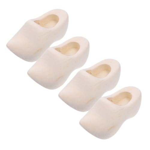 Angoily 2 Paare Zubehör für Holzschuhmodelle Mini-Schuhspielzeug Puppenhauszubehör kleine für Miniatur-Holzschuhe selber machen Mini-Haushandwerk hölzern Khaki Angoily 2 Paare Zubehör für Holzschuhmodelle Mini-Schuhspielzeug Puppenhauszubehör kleine für Miniatur-Holzschuhe selber machen Mini-Haushandwerk hölzern Khaki von Angoily
