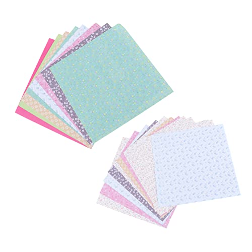 Angoily 2 Packungen Origami Faltpapier Einseitig Bedruckt mit Blumenmuster Quadratisches Bastelpapier für DIY und Erwachsene Handgefertigte Papierkunst für Schule und Partydekoration Angoily 2 Packungen Origami Faltpapier Einseitig Bedruckt mit Blumenmuster Quadratisches Bastelpapier für DIY und Erwachsene Handgefertigte Papierkunst für Schule und Partydekoration von Angoily