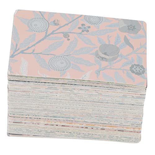 Angoily 2 Packungen Retro -handbuchmaterial Gepunktet Karte Vintage - Handbuch Aufkleber Collagepapier Nachrichtenpapier Retro-handbuch-memo Mini-memo Weißer Karton von Angoily