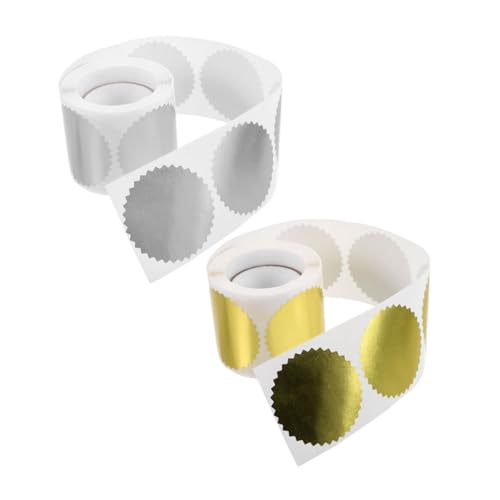 Angoily 2 Rollen Ausrüstungsaufkleber Runde Geprägte Foliensiegel Stempel Prägen Goldaufkleber-stempel Goldgeprägte Aufkleber Goldene Herzaufkleber Goldstempel Unterlage Aus Pergaminpapier Angoily 2 Rollen Ausrüstungsaufkleber Runde Geprägte Foliensiegel Stempel Prägen Goldaufkleber-stempel Goldgeprägte Aufkleber Goldene Herzaufkleber Goldstempel Unterlage Aus Pergaminpapier von Angoily