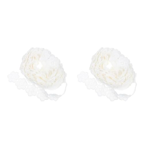 Angoily 2 Rollen Blumen Spitze Borte Diy Nähmaterial für Kleidung Yards für Hochzeitskleider und Handwerksprojekte Verziere Mode Kreativ und Individuell Angoily 2 Rollen Blumen Spitze Borte Diy Nähmaterial für Kleidung Yards für Hochzeitskleider und Handwerksprojekte Verziere Mode Kreativ und Individuell von Angoily