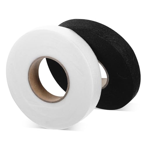 Angoily 2 Rollen Bügelband Saumband für Hosen einseitig Textilklebeband Gewebeband zum Säumen Nähband für Säume Nähen doppelseitiges Gewebeband Bindungsband doppelseitiges Nähband Vlies Angoily 2 Rollen Bügelband Saumband für Hosen einseitig Textilklebeband Gewebeband zum Säumen Nähband für Säume Nähen doppelseitiges Gewebeband Bindungsband doppelseitiges Nähband Vlies von Angoily