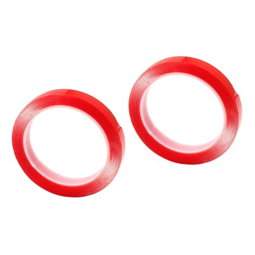 Angoily 2 Rollen Bürokratie Band Schwere Multifunktionales Doppelseitiges Klebeband Starker Doppelseitiger Kleber Doppelseitige Klebebänder Breites Klebeband Acrylsäure Rot Angoily 2 Rollen Bürokratie Band Schwere Multifunktionales Doppelseitiges Klebeband Starker Doppelseitiger Kleber Doppelseitige Klebebänder Breites Klebeband Acrylsäure Rot von Angoily