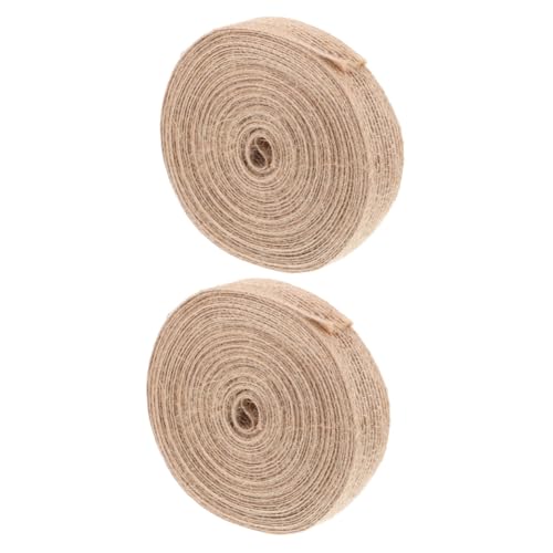 Angoily 2 Rollen DIY Handgefertigtes Hanfseil Sackleinen Hochzeitsdekoband DIY Geschenkband Verpackungsbänder DIY Band Bänder Zum Basteln Band Zur Kranzherstellung Blumenstraußband Jute Angoily 2 Rollen DIY Handgefertigtes Hanfseil Sackleinen Hochzeitsdekoband DIY Geschenkband Verpackungsbänder DIY Band Bänder Zum Basteln Band Zur Kranzherstellung Blumenstraußband Jute von Angoily