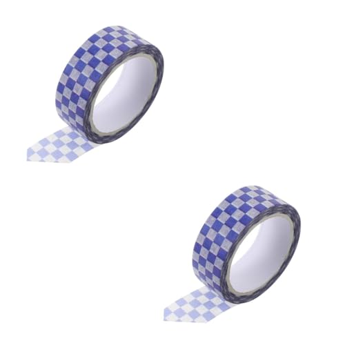 Angoily 2 Rollen DIY Washi Tape Weiße Karos Dekorative Klebebänder für Scrapbooking Geschenkverpackung und Gestalten Selbstklebendes Papierband für Bastelprojekte Angoily 2 Rollen DIY Washi Tape Weiße Karos Dekorative Klebebänder für Scrapbooking Geschenkverpackung und Gestalten Selbstklebendes Papierband für Bastelprojekte von Angoily