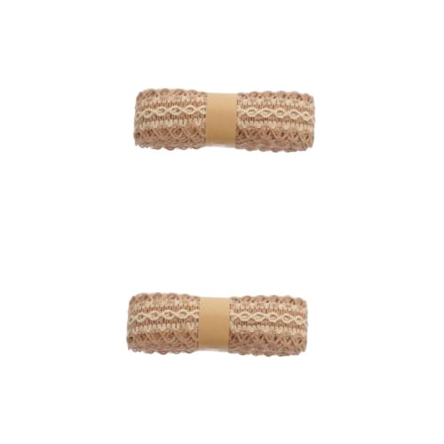 Angoily 2 Rollen Dekorative Bastelborte Jute Diy Stofftrim für Kreative Projekte für Kostüme Heimdekoration und Handarbeiten Robust und Langlebig Angoily 2 Rollen Dekorative Bastelborte Jute Diy Stofftrim für Kreative Projekte für Kostüme Heimdekoration und Handarbeiten Robust und Langlebig von Angoily