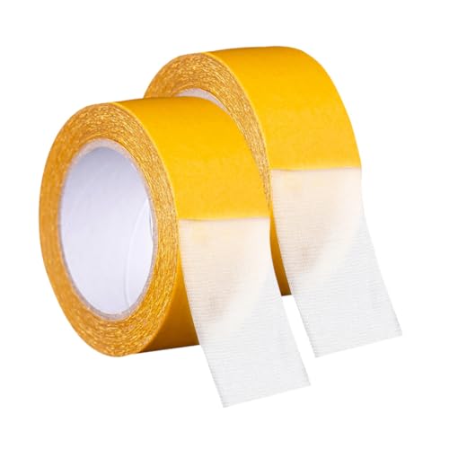 Angoily 2 Rollen Doppelseitiges Klebeband Haftendes Teppichband für Vielseitige Anwendungen für Teppichfixierung Verpackungen und Dekorationen Angoily 2 Rollen Doppelseitiges Klebeband Haftendes Teppichband für Vielseitige Anwendungen für Teppichfixierung Verpackungen und Dekorationen von Angoily