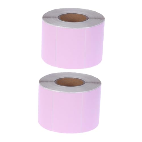 Angoily 2 Rollen Etiketten Aus Thermopapier Postetiketten -versandaufkleber Thermal- Klebeetiketten Klebrig Thermoaufkleber-etiketten Verpackung Selbstklebende Etiketten Für Rosa Angoily 2 Rollen Etiketten Aus Thermopapier Postetiketten -versandaufkleber Thermal- Klebeetiketten Klebrig Thermoaufkleber-etiketten Verpackung Selbstklebende Etiketten Für Rosa von Angoily