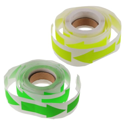 Angoily 2 Rollen Fluoreszierende Aufkleber Selbstklebende Siegel Etiketten pro Leuchtgrün und Gelb Vielseitig für Geschenkverpackung Partydekoration Warn und Richtungsmarkierung Angoily 2 Rollen Fluoreszierende Aufkleber Selbstklebende Siegel Etiketten pro Leuchtgrün und Gelb Vielseitig für Geschenkverpackung Partydekoration Warn und Richtungsmarkierung von Angoily
