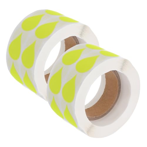 Angoily 2 Rollen Fluoreszierende Beschreibbare Regenbogen-Wassertropfen-Aufkleber Selbstklebende Etiketten für Küche Lebensmittelaufbewahrung Schrank Schule Angoily 2 Rollen Fluoreszierende Beschreibbare Regenbogen-Wassertropfen-Aufkleber Selbstklebende Etiketten für Küche Lebensmittelaufbewahrung Schrank Schule von Angoily