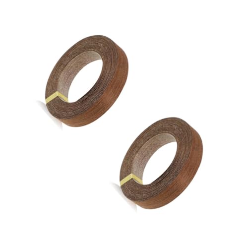 Angoily 2 Rollen Holz Kantenband Breit Selbstklebendes Furnierband mit Natürlicher Birkenholzmaserung für Möbel Zimmertüren Kantenschutz und Nahtlose Möbelfurnierreparaturen von Angoily