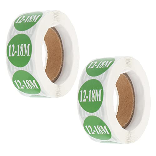 Angoily 2 Rollen Kleidungsgrößen Sticker Selbstklebend für Monate Beschriftbare für Einfache Größenerkennung Farbige Langlebige Aufkleber für Glatte Oberflächen Angoily 2 Rollen Kleidungsgrößen Sticker Selbstklebend für Monate Beschriftbare für Einfache Größenerkennung Farbige Langlebige Aufkleber für Glatte Oberflächen von Angoily