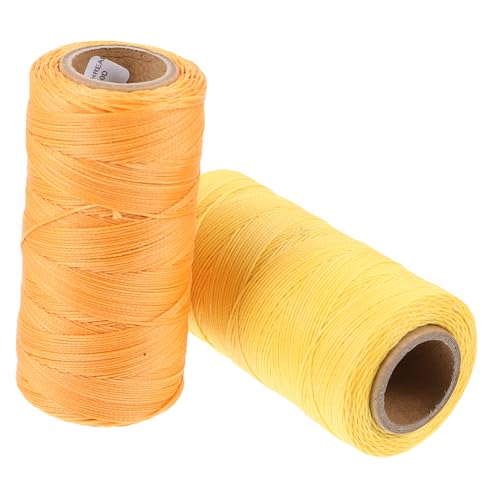 Angoily 2 Rollen Ledergeflochtener Wachsfaden Fäden Stickgarne Gewachst Polsterfaden Nähen Nähgarn Stickfaden Herstellung Catcher-zubehör Nähmaschinenfaden Reparaturfaden Kabel Polyester Angoily 2 Rollen Ledergeflochtener Wachsfaden Fäden Stickgarne Gewachst Polsterfaden Nähen Nähgarn Stickfaden Herstellung Catcher-zubehör Nähmaschinenfaden Reparaturfaden Kabel Polyester von Angoily