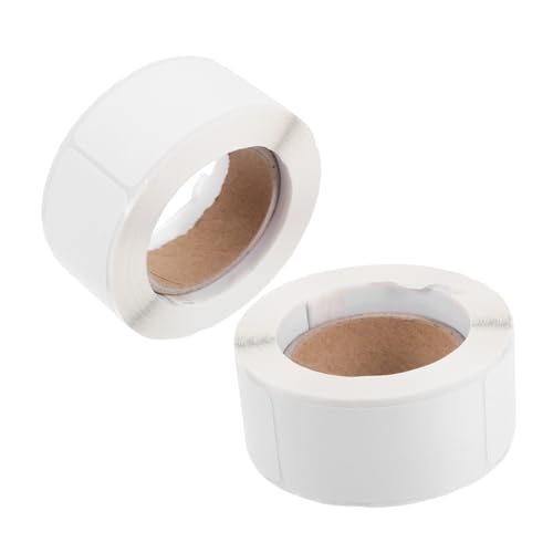 Angoily 2 Rollen Leeres Papieretikett Aufkleber für Thermodrucker Thermaldrucker -Etiketten Aufkleber zum Beschriften Zielpaster Thermalaufkleber Gefrieretiketten zum Beschriften Weiß Angoily 2 Rollen Leeres Papieretikett Aufkleber für Thermodrucker Thermaldrucker -Etiketten Aufkleber zum Beschriften Zielpaster Thermalaufkleber Gefrieretiketten zum Beschriften Weiß von Angoily