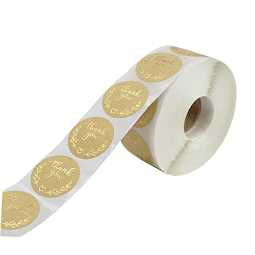 Angoily 2 Rollen Olivenzweig Aufkleber Selbstklebend Dankeschön Etiketten für Geschenktüten Boxen und Karten für Feiern Hochzeiten und Feiertage von Angoily