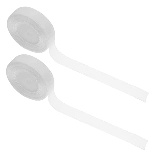 Angoily 2 Rollen Organza Bänder Transparente Geschenkband für Dekoration und Verpackung für Hochzeiten DIY Bastelprojekte Reinweiß Angoily 2 Rollen Organza Bänder Transparente Geschenkband für Dekoration und Verpackung für Hochzeiten DIY Bastelprojekte Reinweiß von Angoily