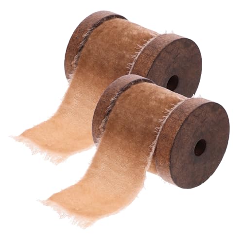 Angoily 2 Rollen Polyester Geschenkband Schleifenband zum Basteln Dekorieren Hochzeit Vintage Geschenkverpackung DIY Geschenkbox Schleifenband für Blumenarrangements Angoily 2 Rollen Polyester Geschenkband Schleifenband zum Basteln Dekorieren Hochzeit Vintage Geschenkverpackung DIY Geschenkbox Schleifenband für Blumenarrangements von Angoily