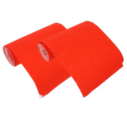 Angoily 2 Rollen Reispapier -Coupletpapier Reis Papier Reispapiere Frühlingspaare für Wand chinesisches Schreibpapier Chinesische Kalligraphiepapier Frühlingsfestblatt rot Angoily 2 Rollen Reispapier -Coupletpapier Reis Papier Reispapiere Frühlingspaare für Wand chinesisches Schreibpapier Chinesische Kalligraphiepapier Frühlingsfestblatt rot von Angoily
