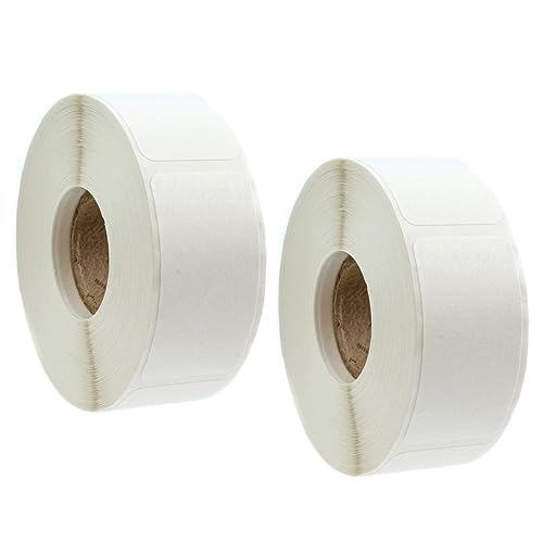 Angoily 2 Rollen Selbstklebende Etiketten für DIY Projekte Beschreibbare Aufkleber für Karten Boxen und Kühlschrank für und Einladungen von Angoily