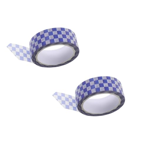 Angoily 2 Rollen Washi Tape Dekoration Handgemaltes DIY Klebeband für Scrapbooking und Bastelarbeiten Hochwertige Selbstklebende Klebebänder für Projekte Kariert Angoily 2 Rollen Washi Tape Dekoration Handgemaltes DIY Klebeband für Scrapbooking und Bastelarbeiten Hochwertige Selbstklebende Klebebänder für Projekte Kariert von Angoily
